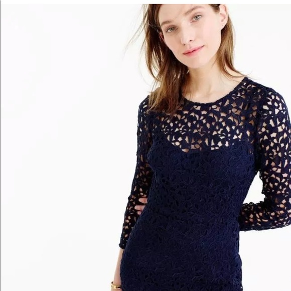 J.crew Collection Lace Sheath Dress 000 - Picture 3 of 8